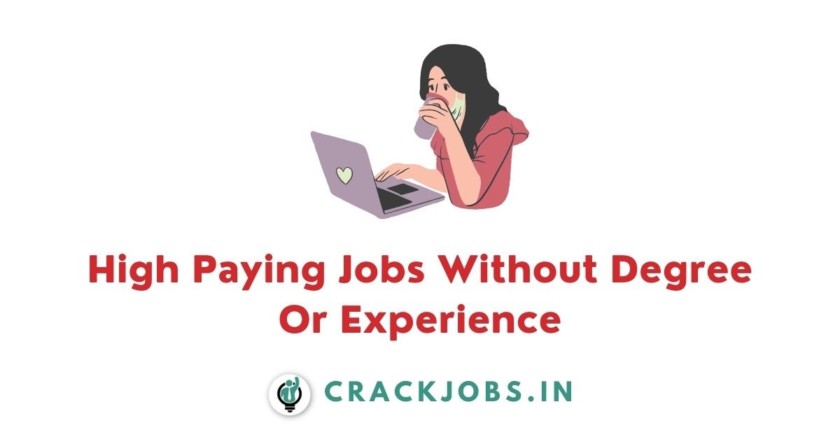New High Paying Jobs Without Degree Or Experience