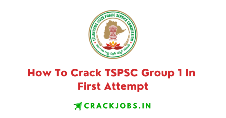 How To Crack TSPSC Group 1 In First Attempt