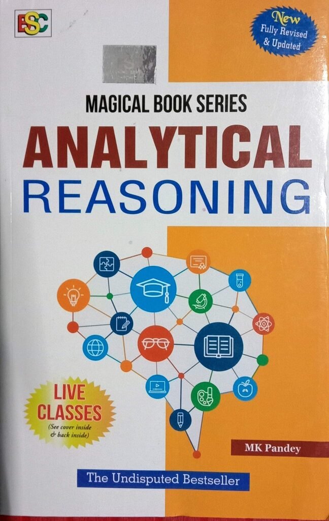 Analytical Reasoning By MK Pandey - Books To Prepare For SSC CGL