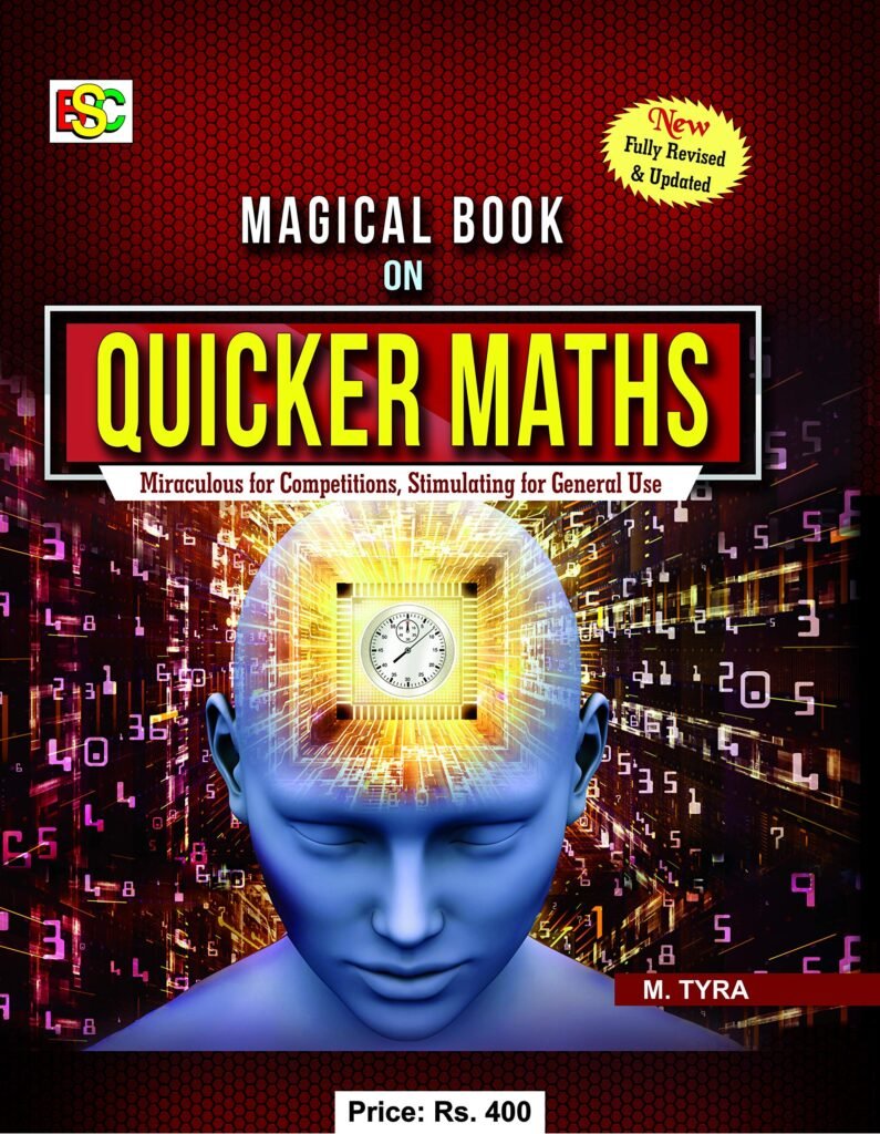 Magical Book on Quicker Maths By M Tyra - Books To Prepare For SSC CGL
