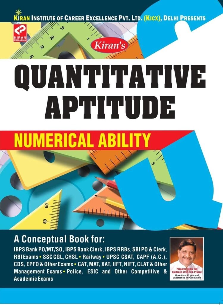 Quantitative Abilities Arithmetic Ability By Kiran Publication - Books To Prepare For SSC CGL